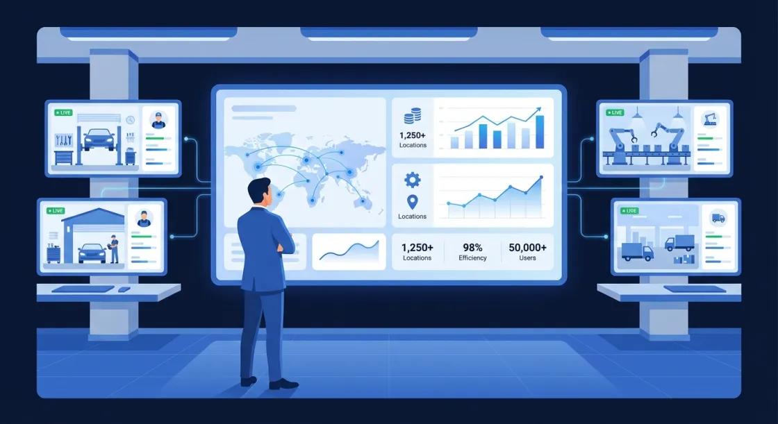 Screenshot de Enterprise / Franquicia en Mecánica MX — software para talleres mecánicos