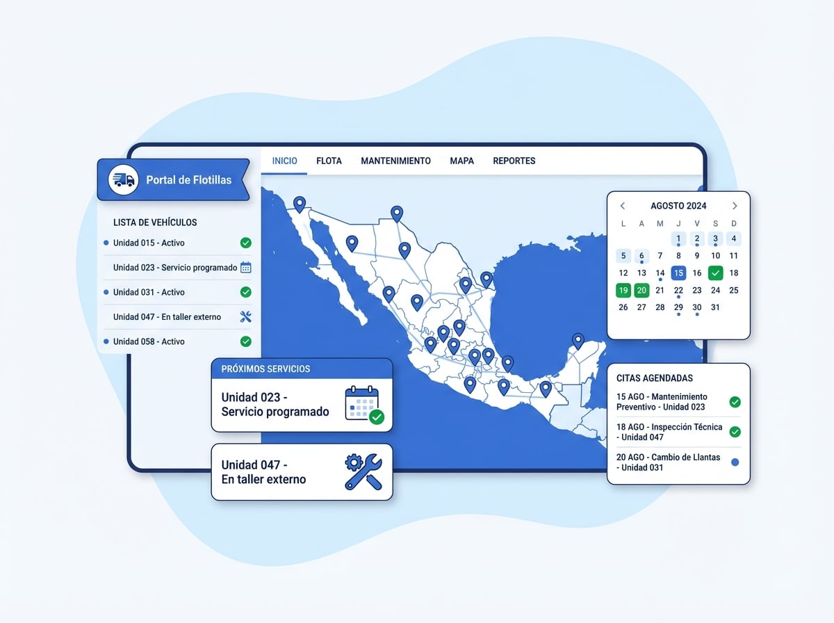 Fleet Portal — Mecánica MX