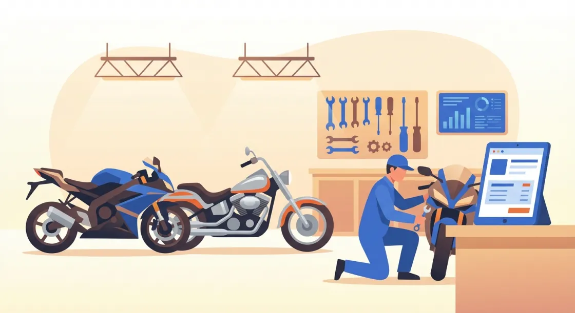 Captura de Taller de Motos en Mecánica MX — software para talleres mecánicos